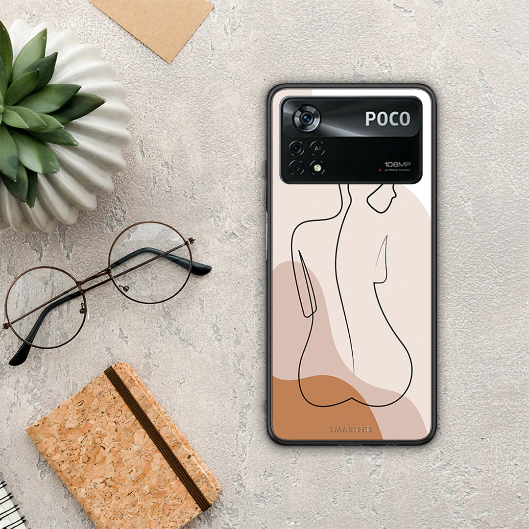 LineArt Woman - Xiaomi Poco X4 Pro 5G case