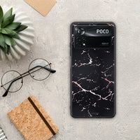 Thumbnail for Marble Black Rosegold - Xiaomi Poco X4 Pro 5G case