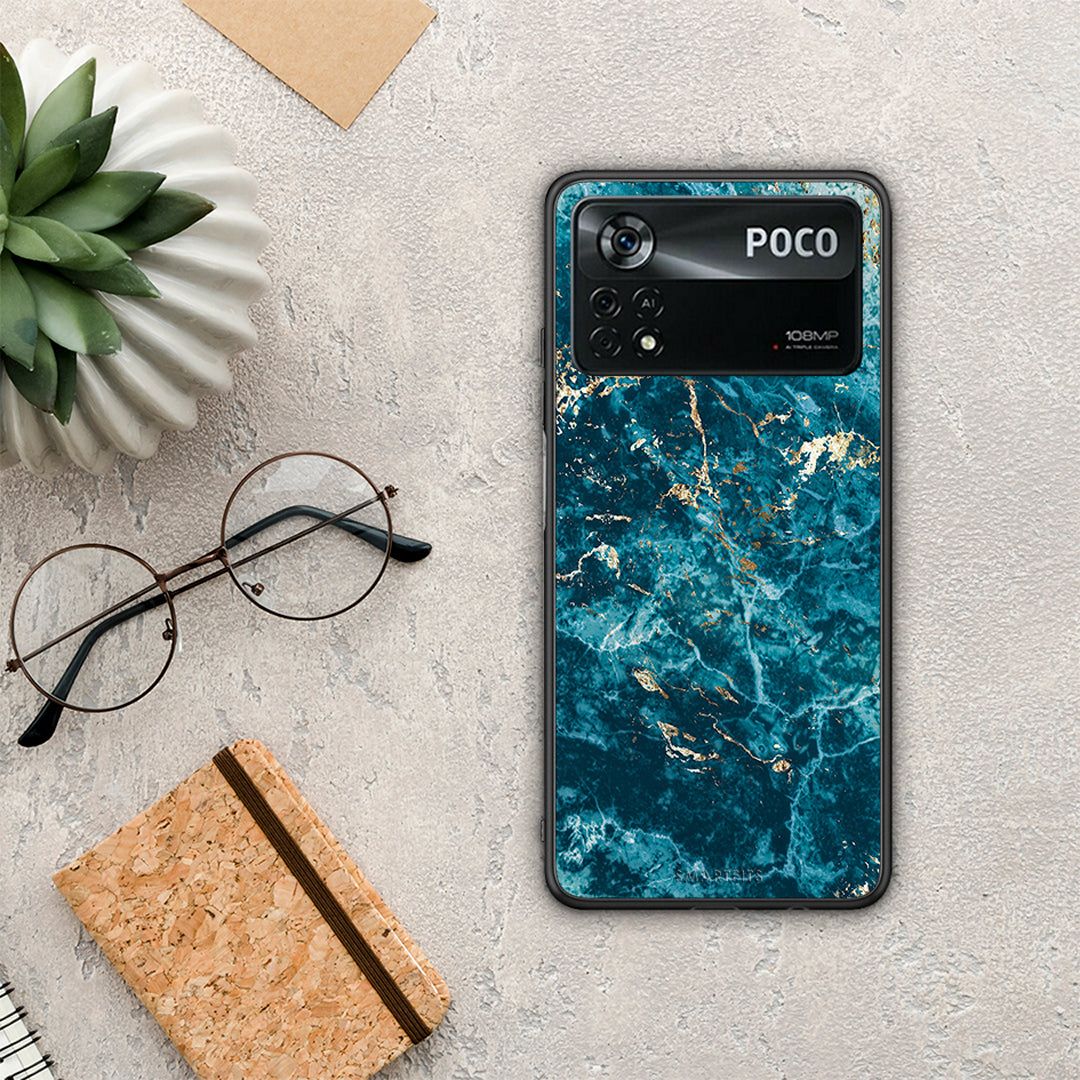 Marble Blue - Xiaomi Poco X4 Pro 5G case