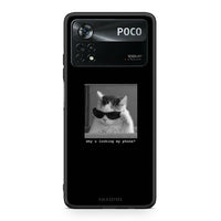 Thumbnail for Xiaomi Poco X4 Pro 5G Meme Cat θήκη από τη Smartfits με σχέδιο στο πίσω μέρος και μαύρο περίβλημα | Smartphone case with colorful back and black bezels by Smartfits