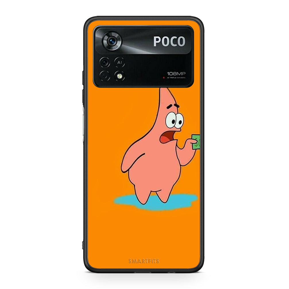 Xiaomi Poco X4 Pro 5G No Money 1 Θήκη Αγίου Βαλεντίνου από τη Smartfits με σχέδιο στο πίσω μέρος και μαύρο περίβλημα | Smartphone case with colorful back and black bezels by Smartfits