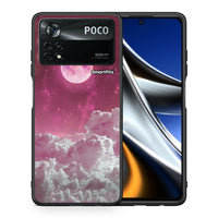 Thumbnail for Θήκη Xiaomi Poco X4 Pro 5G Pink Moon από τη Smartfits με σχέδιο στο πίσω μέρος και μαύρο περίβλημα | Xiaomi Poco X4 Pro 5G Pink Moon case with colorful back and black bezels