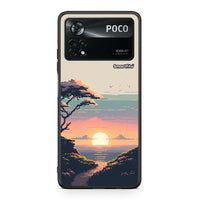 Thumbnail for Xiaomi Poco X4 Pro 5G Pixel Sunset Θήκη από τη Smartfits με σχέδιο στο πίσω μέρος και μαύρο περίβλημα | Smartphone case with colorful back and black bezels by Smartfits