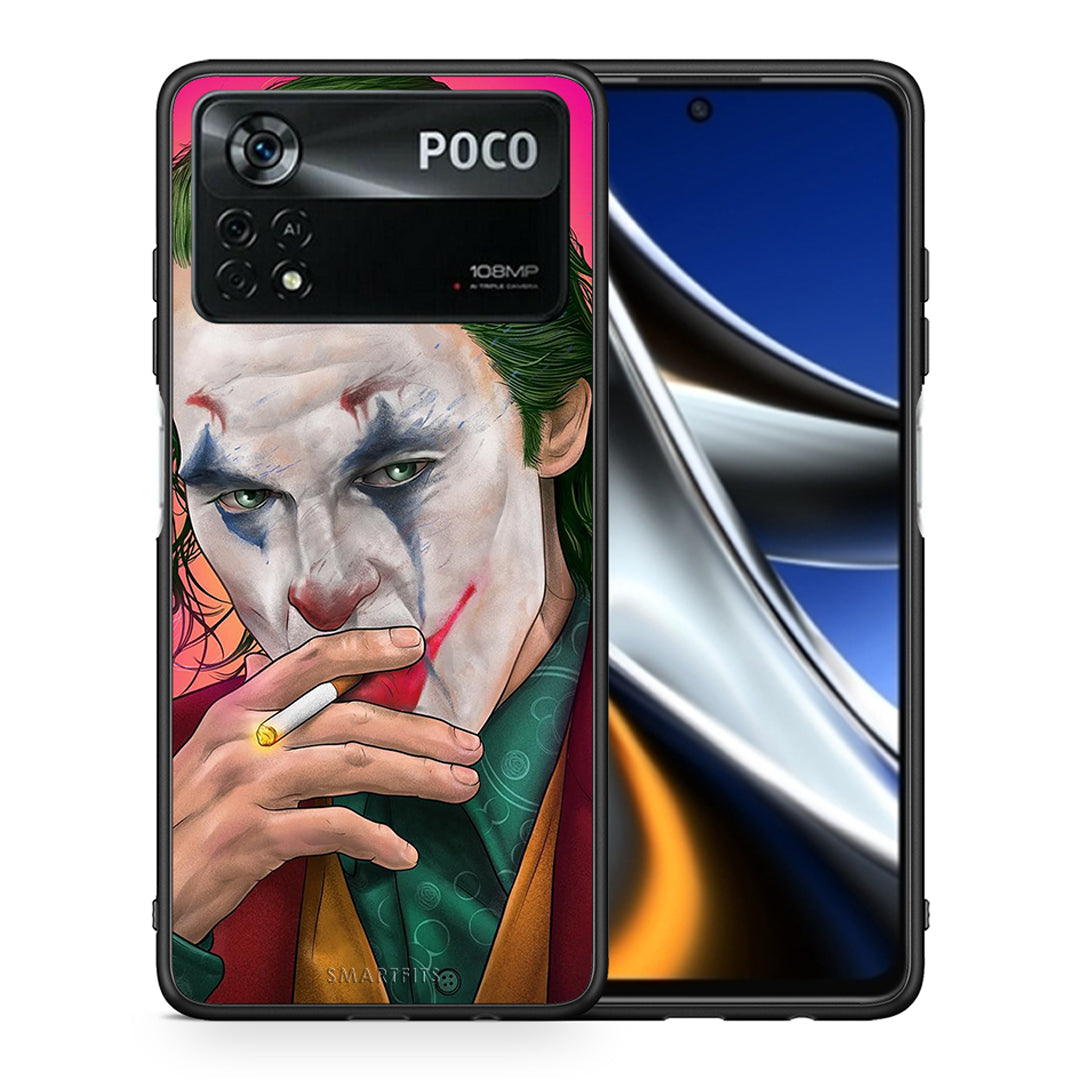 Θήκη Xiaomi Poco X4 Pro 5G JokesOnU PopArt από τη Smartfits με σχέδιο στο πίσω μέρος και μαύρο περίβλημα | Xiaomi Poco X4 Pro 5G JokesOnU PopArt case with colorful back and black bezels