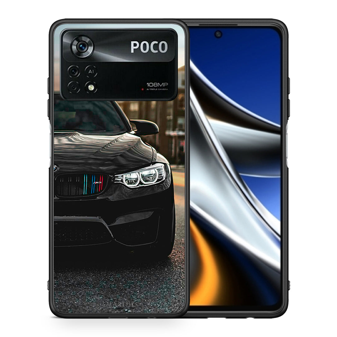 Θήκη Xiaomi Poco X4 Pro 5G M3 Racing από τη Smartfits με σχέδιο στο πίσω μέρος και μαύρο περίβλημα | Xiaomi Poco X4 Pro 5G M3 Racing case with colorful back and black bezels