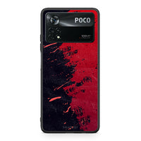 Thumbnail for Xiaomi Poco X4 Pro 5G Red Paint Θήκη Αγίου Βαλεντίνου από τη Smartfits με σχέδιο στο πίσω μέρος και μαύρο περίβλημα | Smartphone case with colorful back and black bezels by Smartfits