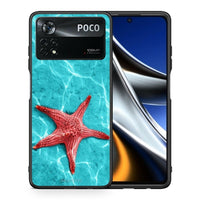 Thumbnail for Θήκη Xiaomi Poco X4 Pro 5G Red Starfish από τη Smartfits με σχέδιο στο πίσω μέρος και μαύρο περίβλημα | Xiaomi Poco X4 Pro 5G Red Starfish case with colorful back and black bezels