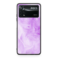 Thumbnail for 99 - Xiaomi Poco X4 Pro 5G Watercolor Lavender case, cover, bumper