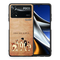 Thumbnail for Θήκη Xiaomi Poco X4 Pro 5G You Go Girl από τη Smartfits με σχέδιο στο πίσω μέρος και μαύρο περίβλημα | Xiaomi Poco X4 Pro 5G You Go Girl case with colorful back and black bezels