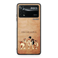 Thumbnail for Xiaomi Poco X4 Pro 5G You Go Girl θήκη από τη Smartfits με σχέδιο στο πίσω μέρος και μαύρο περίβλημα | Smartphone case with colorful back and black bezels by Smartfits