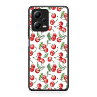 Thumbnail for Θήκη Xiaomi Poco X5 5G Dual / Redmi Note 12 5G Cherry Summer από τη Smartfits με σχέδιο στο πίσω μέρος και μαύρο περίβλημα | Xiaomi Poco X5 5G Dual / Redmi Note 12 5G Cherry Summer Case with Colorful Back and Black Bezels