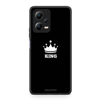 Thumbnail for Θήκη Xiaomi Poco X5 5G Dual / Redmi Note 12 5G Valentine King από τη Smartfits με σχέδιο στο πίσω μέρος και μαύρο περίβλημα | Xiaomi Poco X5 5G Dual / Redmi Note 12 5G Valentine King Case with Colorful Back and Black Bezels