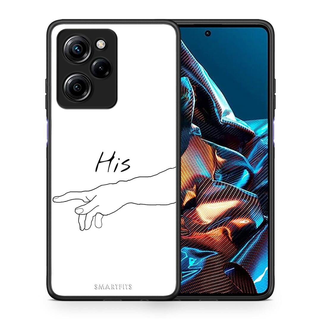 Θήκη Xiaomi Poco X5 Pro 5G Dual Aesthetic Love 2 από τη Smartfits με σχέδιο στο πίσω μέρος και μαύρο περίβλημα | Xiaomi Poco X5 Pro 5G Dual Aesthetic Love 2 Case with Colorful Back and Black Bezels