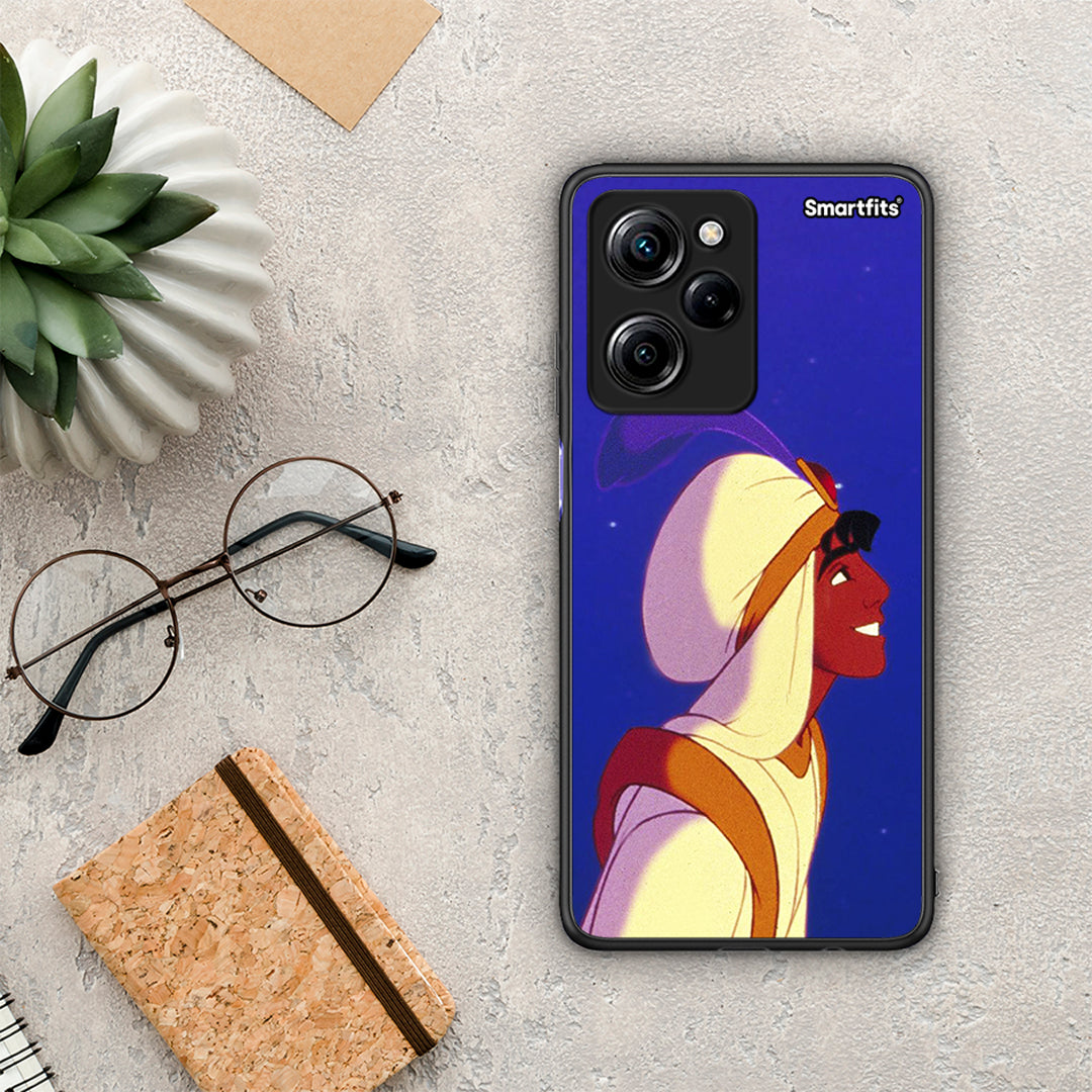 Θήκη Xiaomi Poco X5 Pro 5G Dual Alladin And Jasmine Love 1 από τη Smartfits με σχέδιο στο πίσω μέρος και μαύρο περίβλημα | Xiaomi Poco X5 Pro 5G Dual Alladin And Jasmine Love 1 Case with Colorful Back and Black Bezels