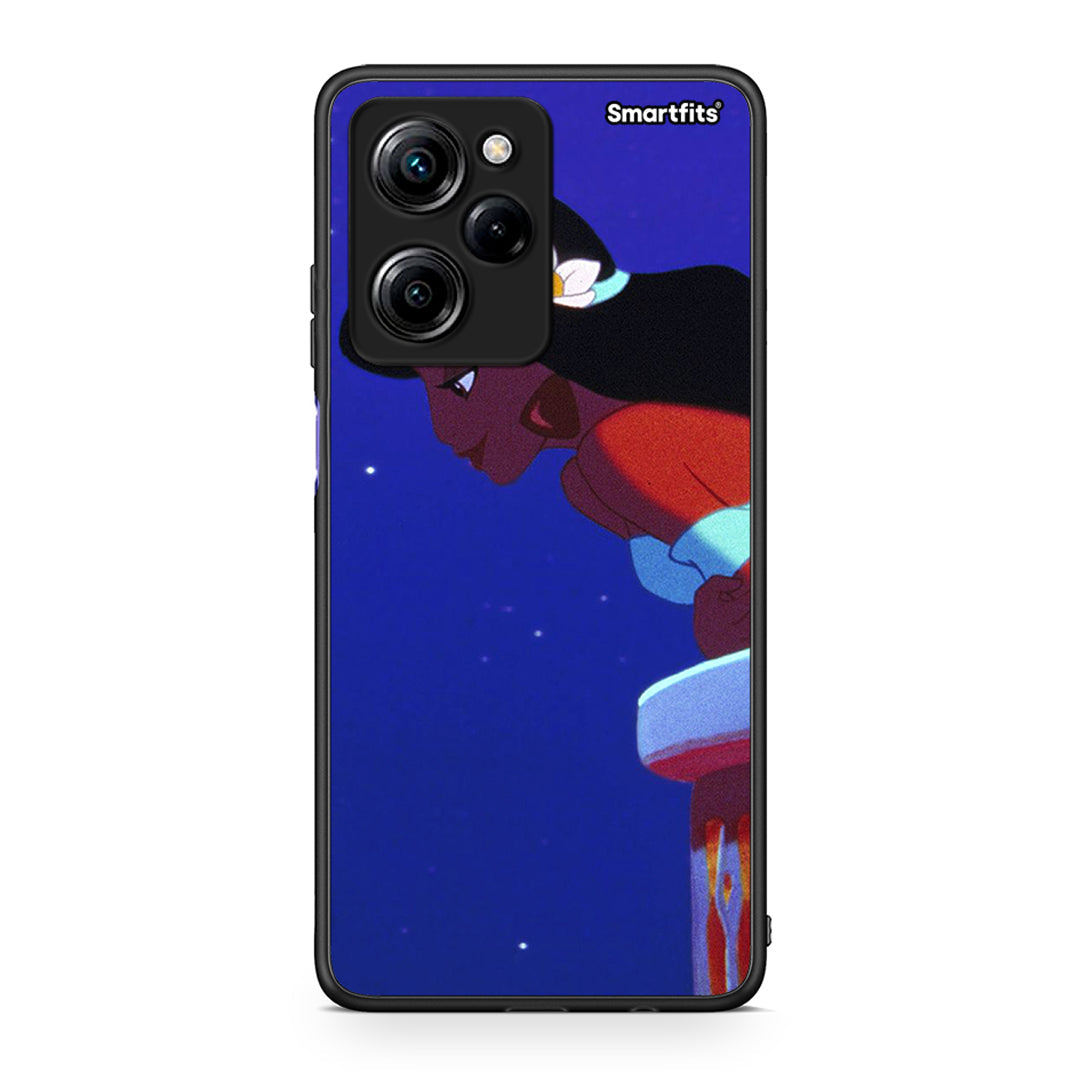 Θήκη Xiaomi Poco X5 Pro 5G Dual Alladin And Jasmine Love 2 από τη Smartfits με σχέδιο στο πίσω μέρος και μαύρο περίβλημα | Xiaomi Poco X5 Pro 5G Dual Alladin And Jasmine Love 2 Case with Colorful Back and Black Bezels