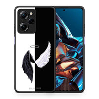 Thumbnail for Θήκη Xiaomi Poco X5 Pro 5G Dual Angels Demons από τη Smartfits με σχέδιο στο πίσω μέρος και μαύρο περίβλημα | Xiaomi Poco X5 Pro 5G Dual Angels Demons Case with Colorful Back and Black Bezels