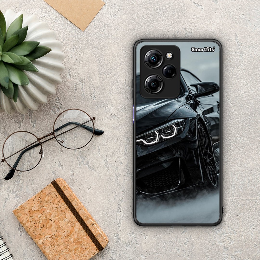 Θήκη Xiaomi Poco X5 Pro 5G Dual Black BMW από τη Smartfits με σχέδιο στο πίσω μέρος και μαύρο περίβλημα | Xiaomi Poco X5 Pro 5G Dual Black BMW Case with Colorful Back and Black Bezels