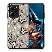 Thumbnail for Θήκη Xiaomi Poco X5 Pro 5G Dual Boho Butterflies από τη Smartfits με σχέδιο στο πίσω μέρος και μαύρο περίβλημα | Xiaomi Poco X5 Pro 5G Dual Boho Butterflies Case with Colorful Back and Black Bezels