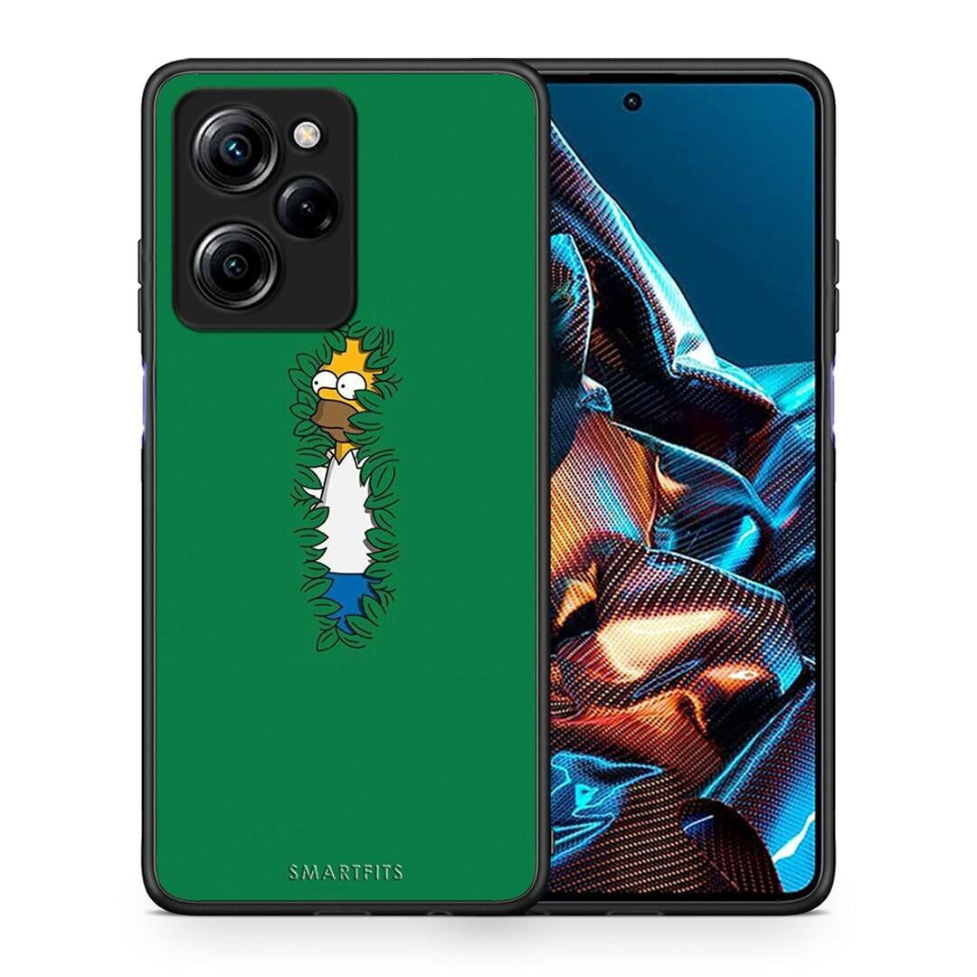 Θήκη Xiaomi Poco X5 Pro 5G Dual Bush Man από τη Smartfits με σχέδιο στο πίσω μέρος και μαύρο περίβλημα | Xiaomi Poco X5 Pro 5G Dual Bush Man Case with Colorful Back and Black Bezels