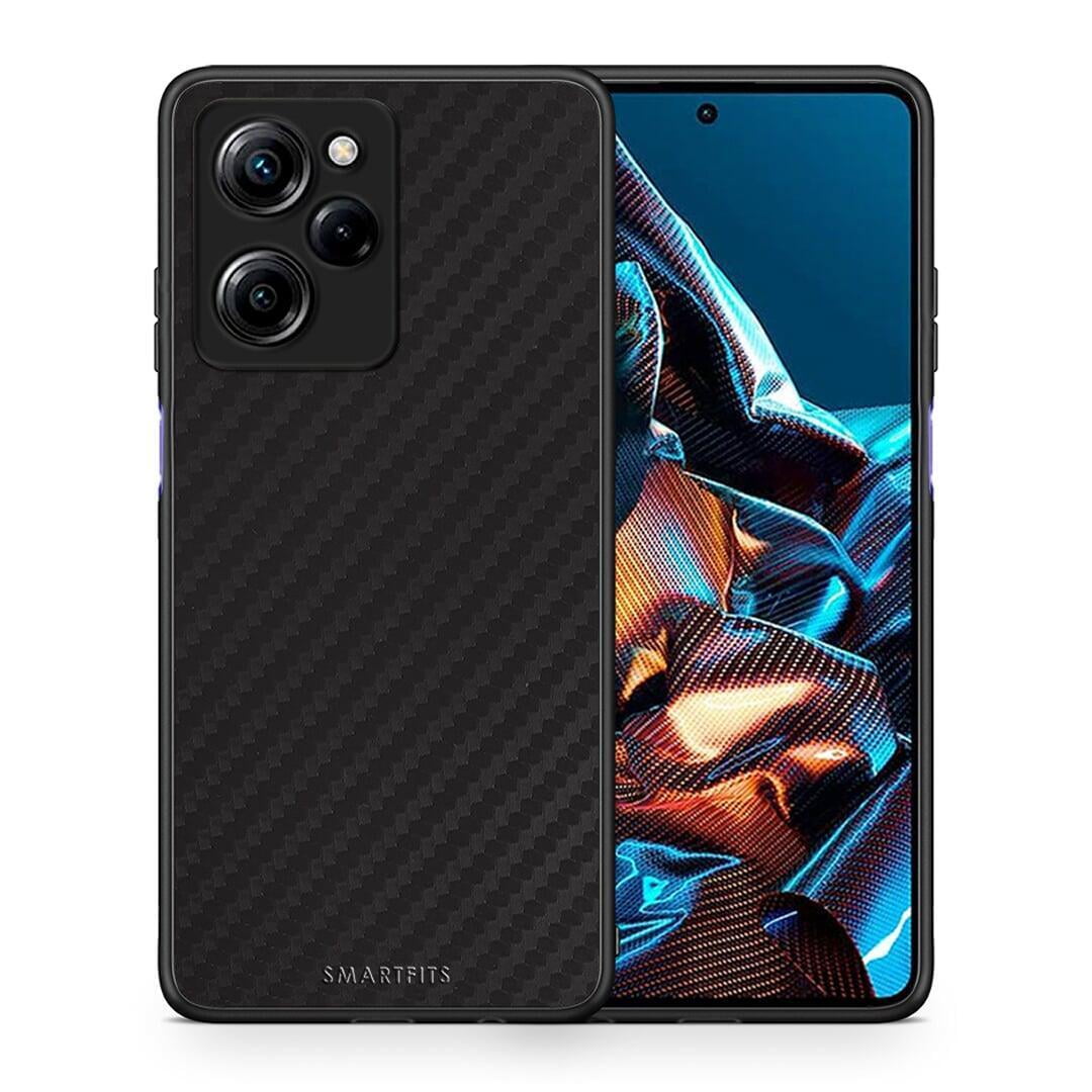 Θήκη Xiaomi Poco X5 Pro 5G Dual Carbon Black από τη Smartfits με σχέδιο στο πίσω μέρος και μαύρο περίβλημα | Xiaomi Poco X5 Pro 5G Dual Carbon Black Case with Colorful Back and Black Bezels