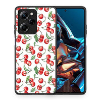 Thumbnail for Θήκη Xiaomi Poco X5 Pro 5G Dual Cherry Summer από τη Smartfits με σχέδιο στο πίσω μέρος και μαύρο περίβλημα | Xiaomi Poco X5 Pro 5G Dual Cherry Summer Case with Colorful Back and Black Bezels