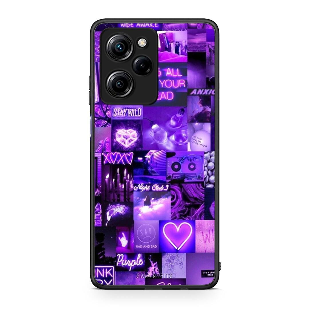 Θήκη Xiaomi Poco X5 Pro 5G Dual Collage Stay Wild από τη Smartfits με σχέδιο στο πίσω μέρος και μαύρο περίβλημα | Xiaomi Poco X5 Pro 5G Dual Collage Stay Wild Case with Colorful Back and Black Bezels