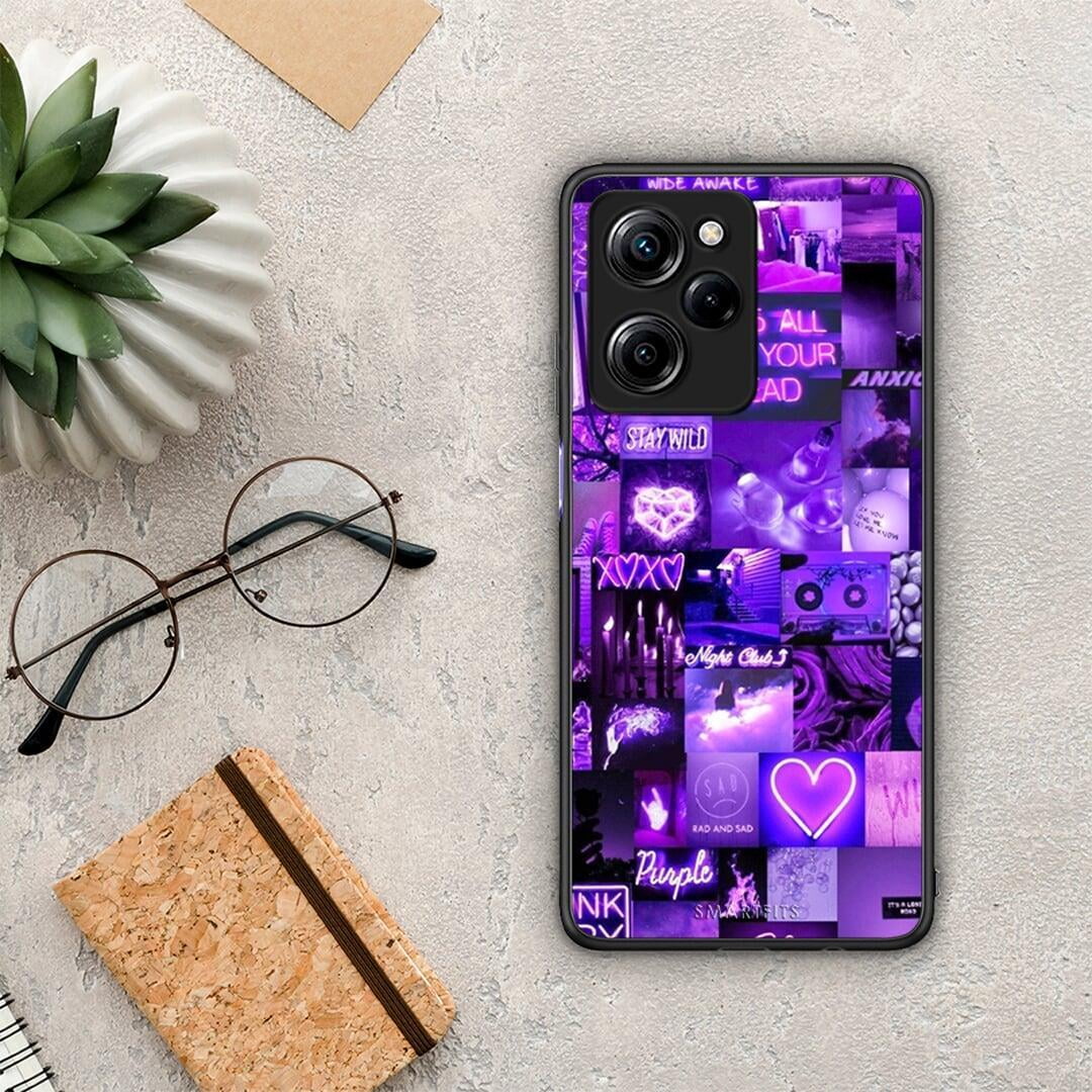 Θήκη Xiaomi Poco X5 Pro 5G Dual Collage Stay Wild από τη Smartfits με σχέδιο στο πίσω μέρος και μαύρο περίβλημα | Xiaomi Poco X5 Pro 5G Dual Collage Stay Wild Case with Colorful Back and Black Bezels