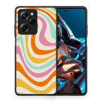 Thumbnail for Θήκη Xiaomi Poco X5 Pro 5G Dual Colourful Waves από τη Smartfits με σχέδιο στο πίσω μέρος και μαύρο περίβλημα | Xiaomi Poco X5 Pro 5G Dual Colourful Waves Case with Colorful Back and Black Bezels