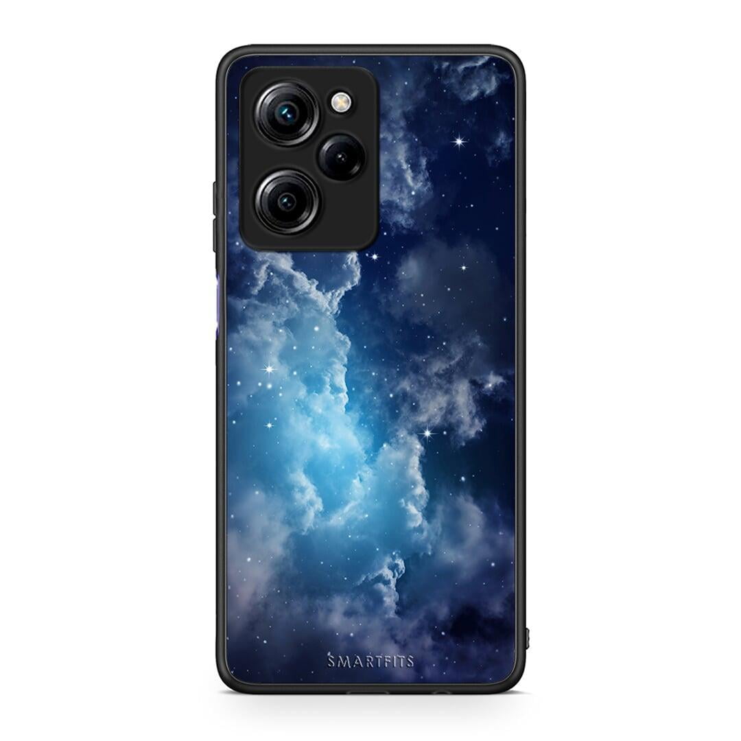 Θήκη Xiaomi Poco X5 Pro 5G Dual Galactic Blue Sky από τη Smartfits με σχέδιο στο πίσω μέρος και μαύρο περίβλημα | Xiaomi Poco X5 Pro 5G Dual Galactic Blue Sky Case with Colorful Back and Black Bezels