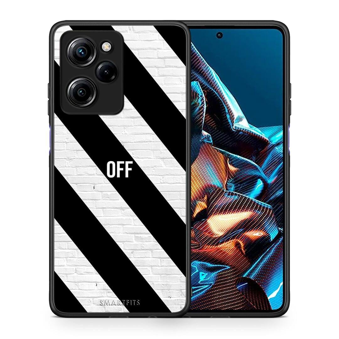 Θήκη Xiaomi Poco X5 Pro 5G Dual Get Off από τη Smartfits με σχέδιο στο πίσω μέρος και μαύρο περίβλημα | Xiaomi Poco X5 Pro 5G Dual Get Off Case with Colorful Back and Black Bezels