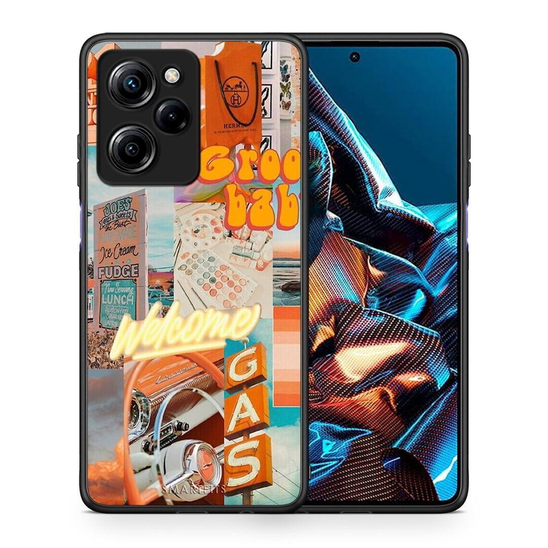 Θήκη Xiaomi Poco X5 Pro 5G Dual Groovy Babe από τη Smartfits με σχέδιο στο πίσω μέρος και μαύρο περίβλημα | Xiaomi Poco X5 Pro 5G Dual Groovy Babe Case with Colorful Back and Black Bezels