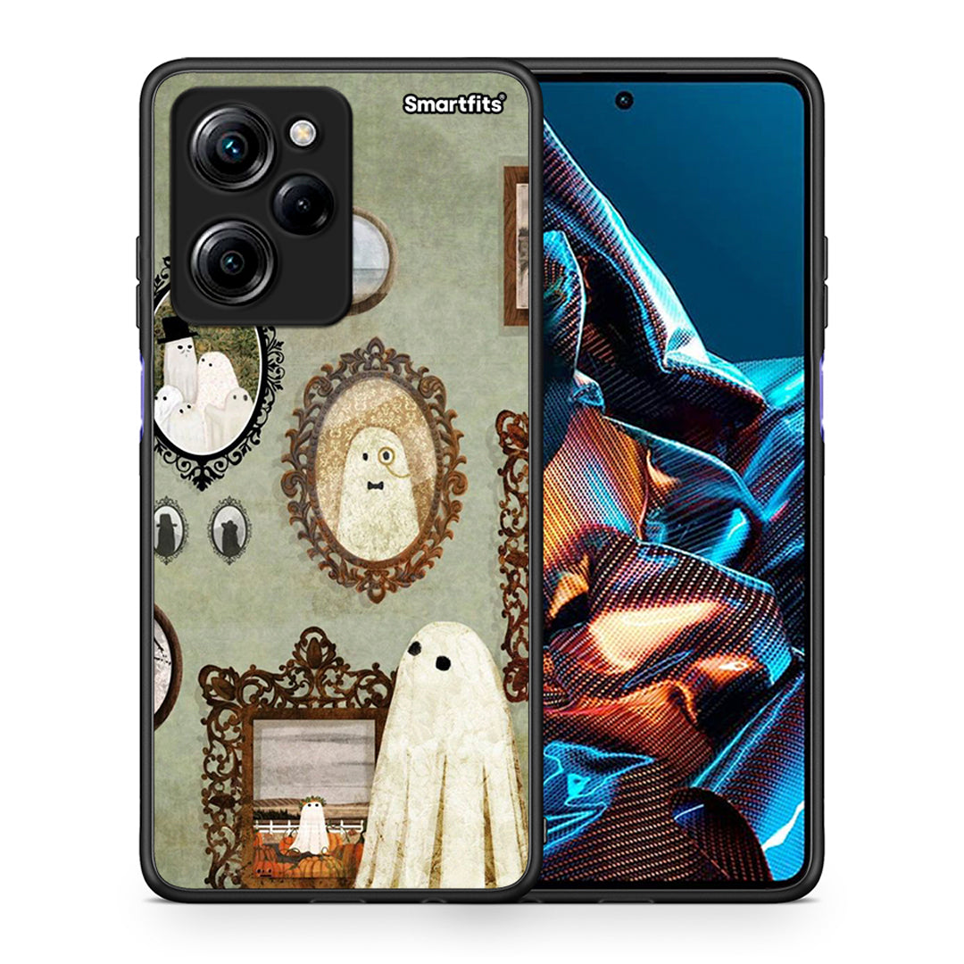 Θήκη Xiaomi Poco X5 Pro 5G Dual Halloween Ghost Season από τη Smartfits με σχέδιο στο πίσω μέρος και μαύρο περίβλημα | Xiaomi Poco X5 Pro 5G Dual Halloween Ghost Season Case with Colorful Back and Black Bezels