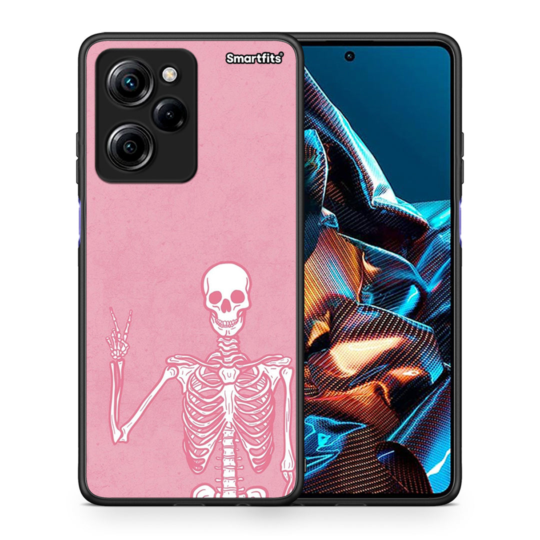 Θήκη Xiaomi Poco X5 Pro 5G Dual Halloween Motivation από τη Smartfits με σχέδιο στο πίσω μέρος και μαύρο περίβλημα | Xiaomi Poco X5 Pro 5G Dual Halloween Motivation Case with Colorful Back and Black Bezels