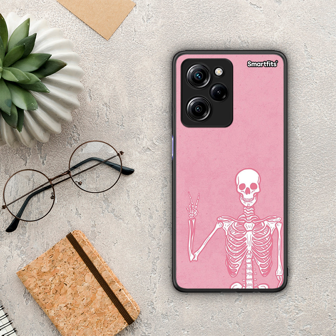 Θήκη Xiaomi Poco X5 Pro 5G Dual Halloween Motivation από τη Smartfits με σχέδιο στο πίσω μέρος και μαύρο περίβλημα | Xiaomi Poco X5 Pro 5G Dual Halloween Motivation Case with Colorful Back and Black Bezels