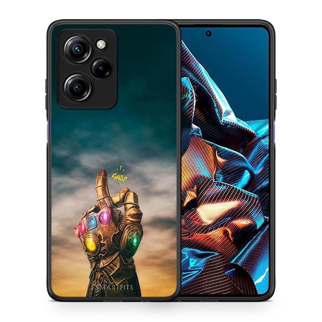 Θήκη Xiaomi Poco X5 Pro 5G Dual Infinity Snap από τη Smartfits με σχέδιο στο πίσω μέρος και μαύρο περίβλημα | Xiaomi Poco X5 Pro 5G Dual Infinity Snap Case with Colorful Back and Black Bezels