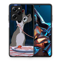 Thumbnail for Θήκη Xiaomi Poco X5 Pro 5G Dual Lady And Tramp 1 από τη Smartfits με σχέδιο στο πίσω μέρος και μαύρο περίβλημα | Xiaomi Poco X5 Pro 5G Dual Lady And Tramp 1 Case with Colorful Back and Black Bezels