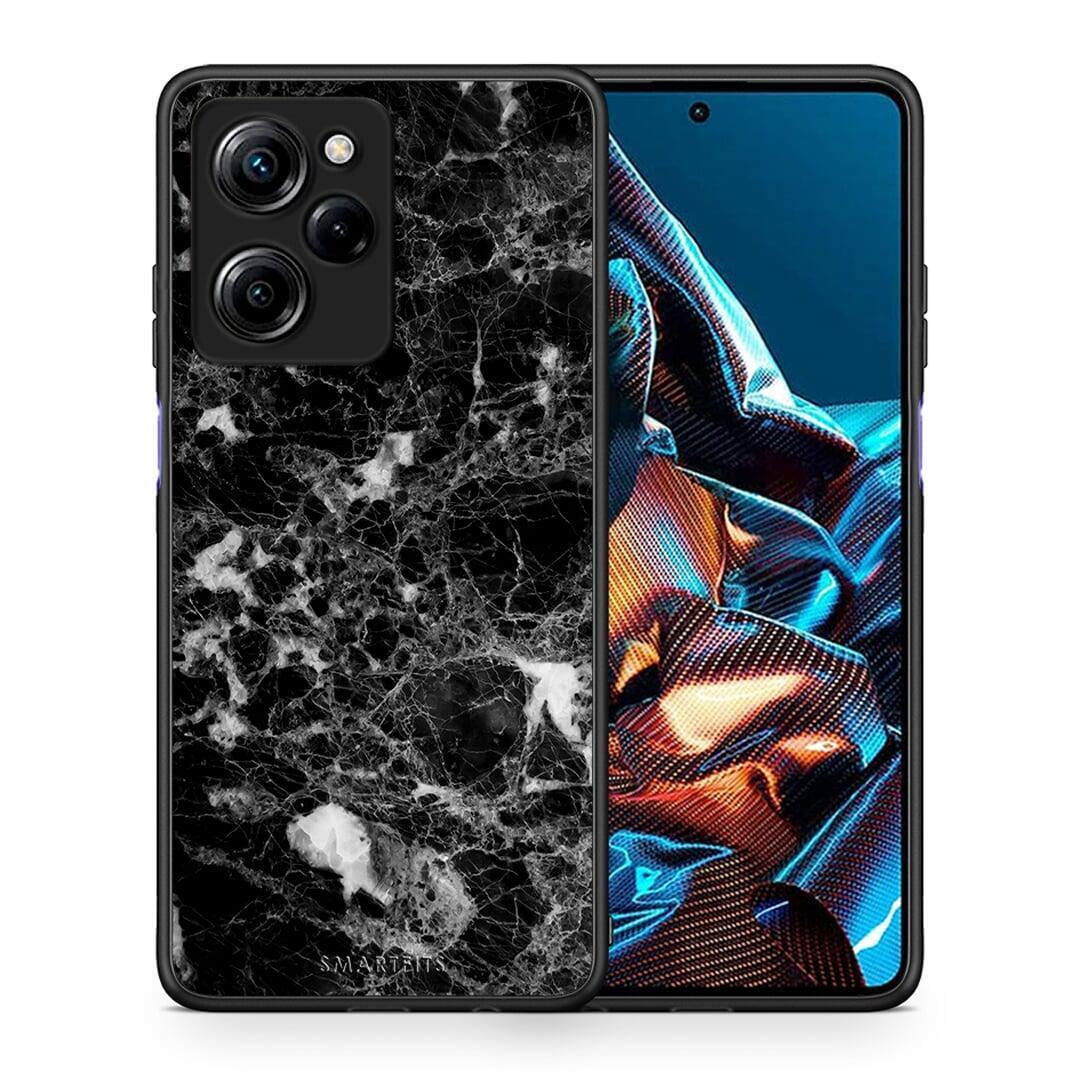 Θήκη Xiaomi Poco X5 Pro 5G Dual Marble Male από τη Smartfits με σχέδιο στο πίσω μέρος και μαύρο περίβλημα | Xiaomi Poco X5 Pro 5G Dual Marble Male Case with Colorful Back and Black Bezels