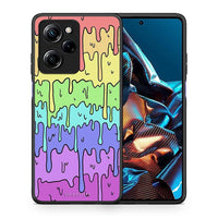 Thumbnail for Θήκη Xiaomi Poco X5 Pro 5G Dual Melting Rainbow από τη Smartfits με σχέδιο στο πίσω μέρος και μαύρο περίβλημα | Xiaomi Poco X5 Pro 5G Dual Melting Rainbow Case with Colorful Back and Black Bezels