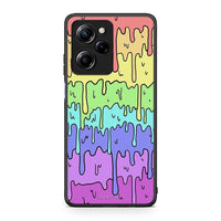 Thumbnail for Θήκη Xiaomi Poco X5 Pro 5G Dual Melting Rainbow από τη Smartfits με σχέδιο στο πίσω μέρος και μαύρο περίβλημα | Xiaomi Poco X5 Pro 5G Dual Melting Rainbow Case with Colorful Back and Black Bezels