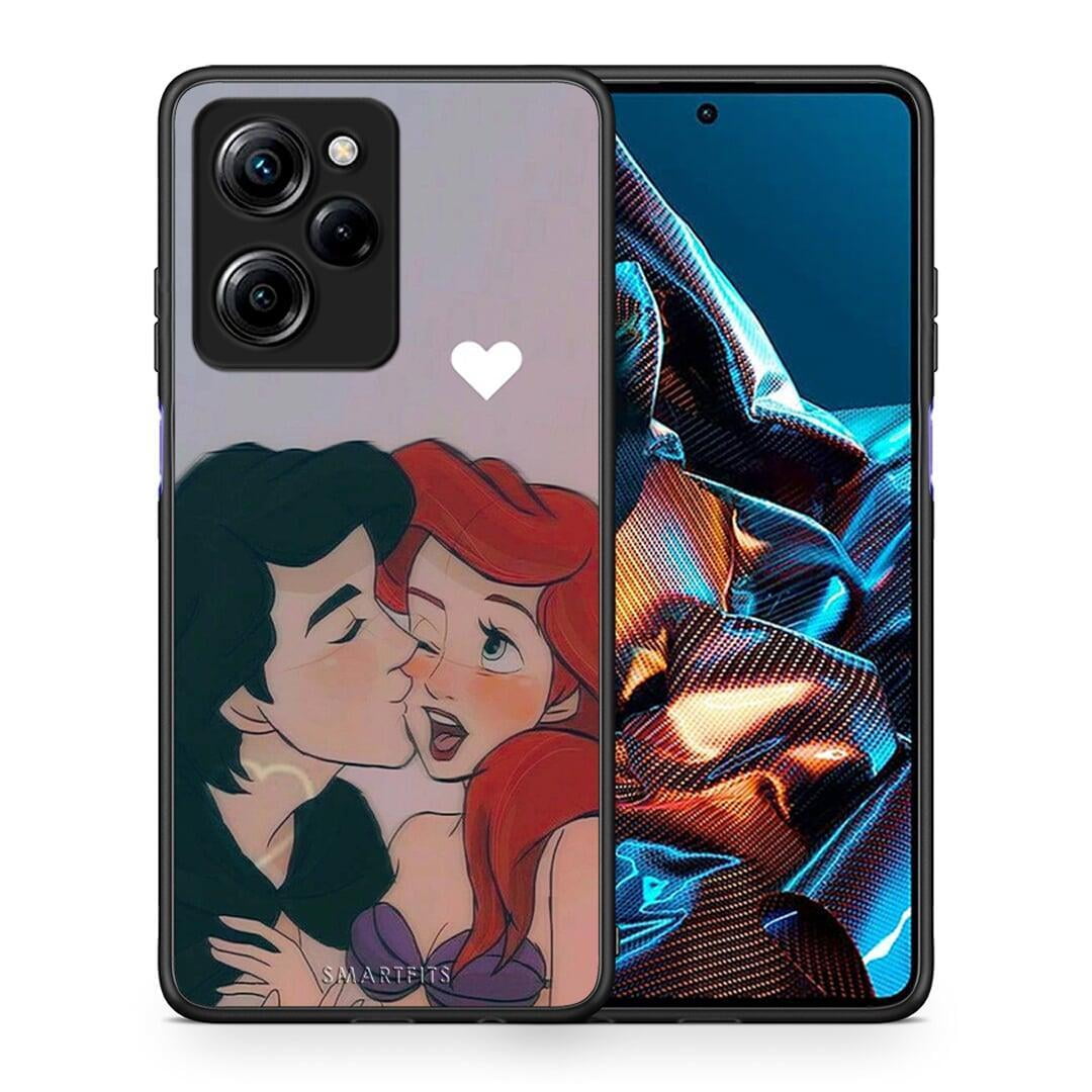 Θήκη Xiaomi Poco X5 Pro 5G Dual Mermaid Couple από τη Smartfits με σχέδιο στο πίσω μέρος και μαύρο περίβλημα | Xiaomi Poco X5 Pro 5G Dual Mermaid Couple Case with Colorful Back and Black Bezels