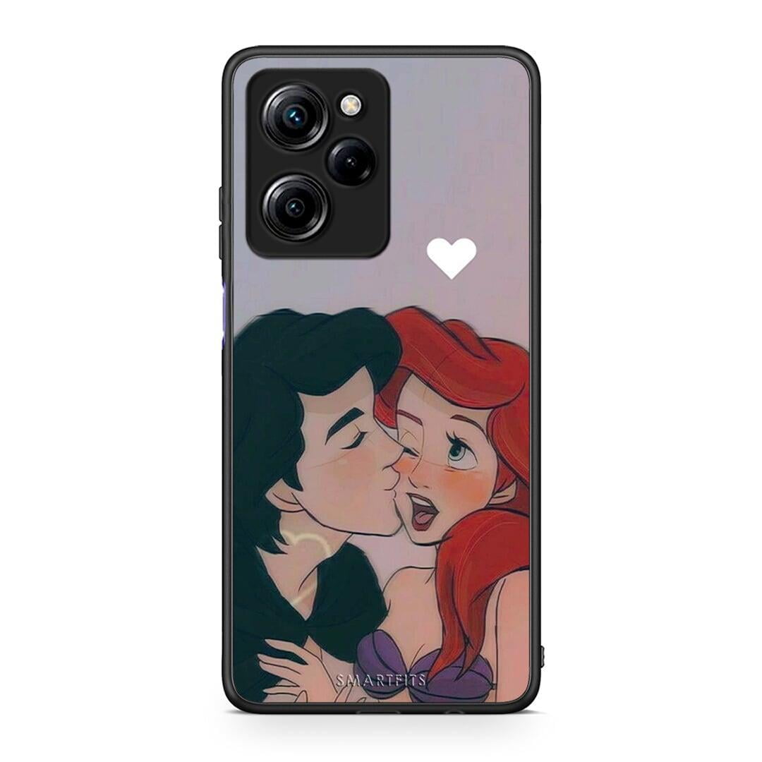 Θήκη Xiaomi Poco X5 Pro 5G Dual Mermaid Couple από τη Smartfits με σχέδιο στο πίσω μέρος και μαύρο περίβλημα | Xiaomi Poco X5 Pro 5G Dual Mermaid Couple Case with Colorful Back and Black Bezels