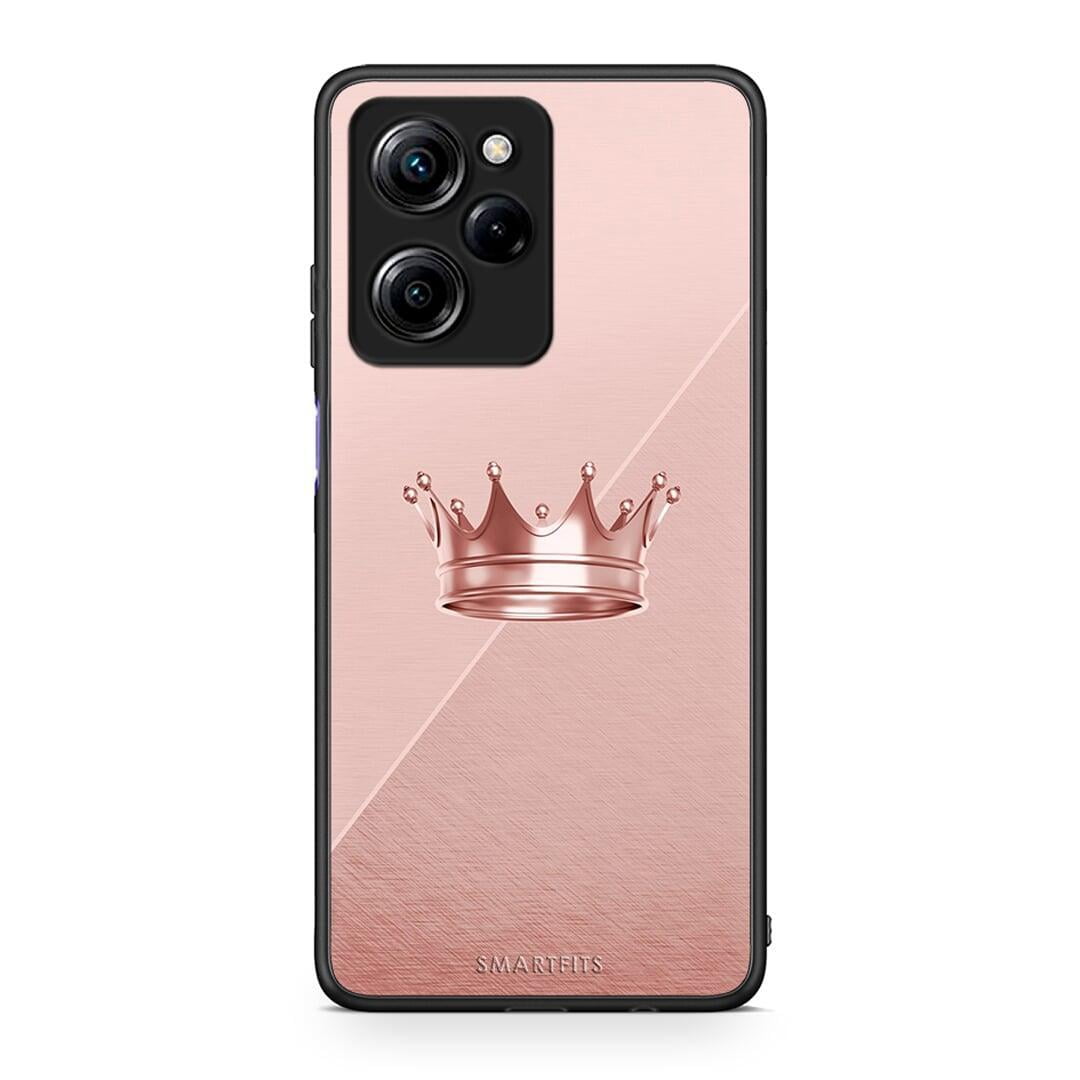 Θήκη Xiaomi Poco X5 Pro 5G Dual Minimal Crown από τη Smartfits με σχέδιο στο πίσω μέρος και μαύρο περίβλημα | Xiaomi Poco X5 Pro 5G Dual Minimal Crown Case with Colorful Back and Black Bezels