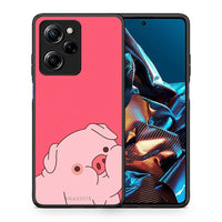 Thumbnail for Θήκη Xiaomi Poco X5 Pro 5G Dual Pig Love 1 από τη Smartfits με σχέδιο στο πίσω μέρος και μαύρο περίβλημα | Xiaomi Poco X5 Pro 5G Dual Pig Love 1 Case with Colorful Back and Black Bezels