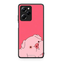 Thumbnail for Θήκη Xiaomi Poco X5 Pro 5G Dual Pig Love 1 από τη Smartfits με σχέδιο στο πίσω μέρος και μαύρο περίβλημα | Xiaomi Poco X5 Pro 5G Dual Pig Love 1 Case with Colorful Back and Black Bezels