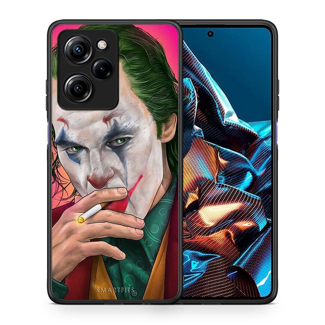 Θήκη Xiaomi Poco X5 Pro 5G Dual PopArt JokesOnU από τη Smartfits με σχέδιο στο πίσω μέρος και μαύρο περίβλημα | Xiaomi Poco X5 Pro 5G Dual PopArt JokesOnU Case with Colorful Back and Black Bezels