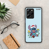 Thumbnail for Θήκη Xiaomi Poco X5 Pro 5G Dual Santa Stich από τη Smartfits με σχέδιο στο πίσω μέρος και μαύρο περίβλημα | Xiaomi Poco X5 Pro 5G Dual Santa Stich Case with Colorful Back and Black Bezels