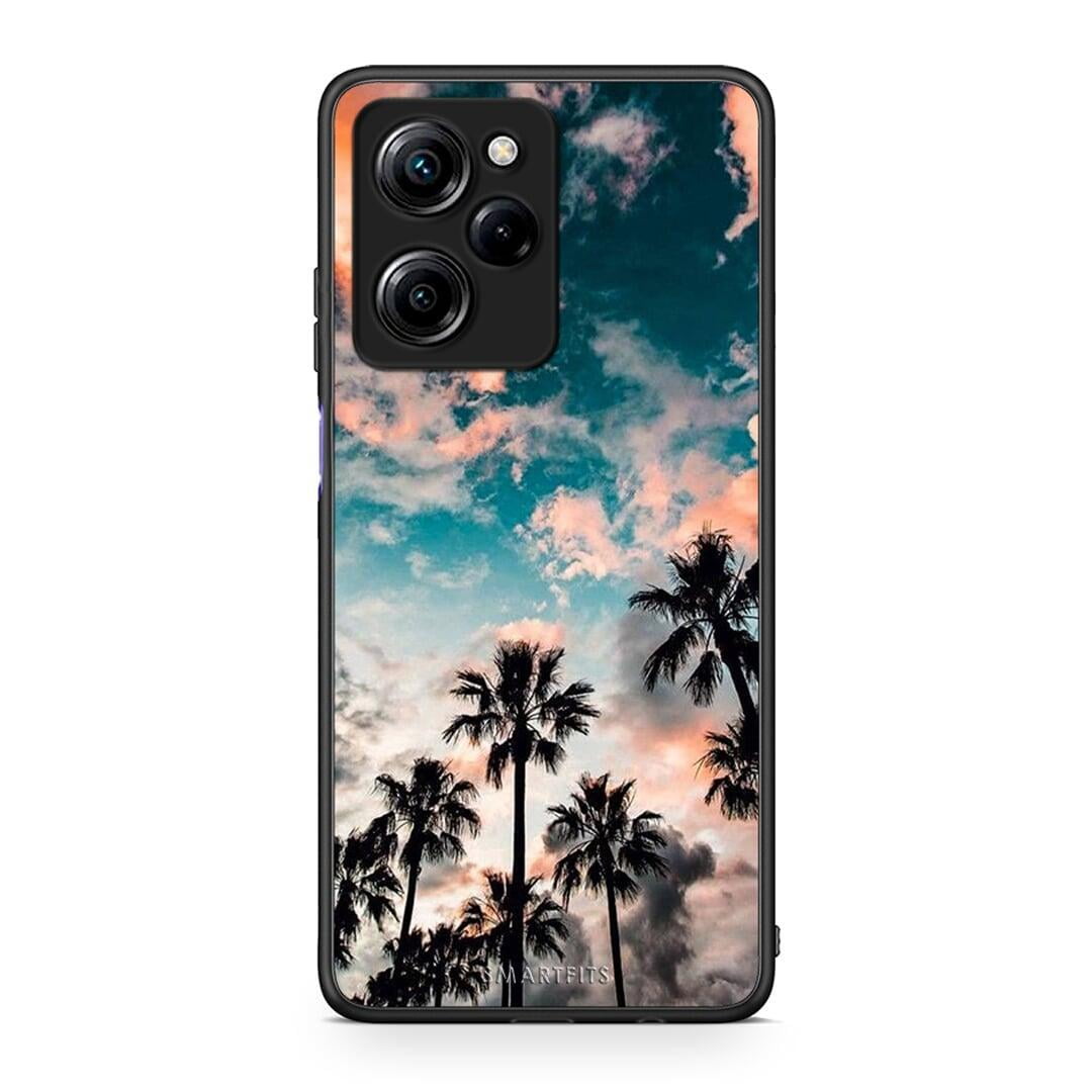 Θήκη Xiaomi Poco X5 Pro 5G Dual Summer Sky από τη Smartfits με σχέδιο στο πίσω μέρος και μαύρο περίβλημα | Xiaomi Poco X5 Pro 5G Dual Summer Sky Case with Colorful Back and Black Bezels