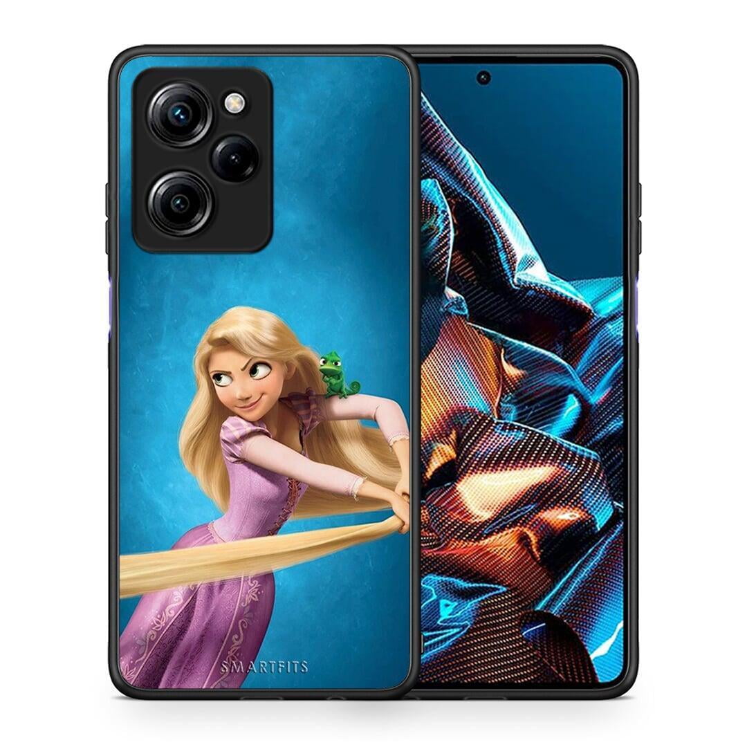 Θήκη Xiaomi Poco X5 Pro 5G Dual Tangled 2 από τη Smartfits με σχέδιο στο πίσω μέρος και μαύρο περίβλημα | Xiaomi Poco X5 Pro 5G Dual Tangled 2 Case with Colorful Back and Black Bezels