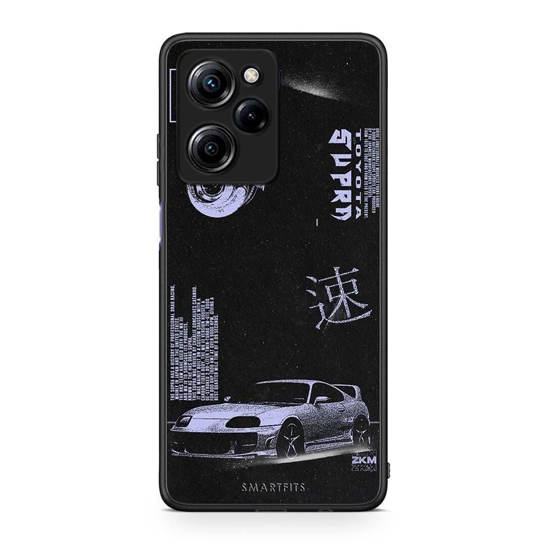 Θήκη Xiaomi Poco X5 Pro 5G Dual Tokyo Drift από τη Smartfits με σχέδιο στο πίσω μέρος και μαύρο περίβλημα | Xiaomi Poco X5 Pro 5G Dual Tokyo Drift Case with Colorful Back and Black Bezels