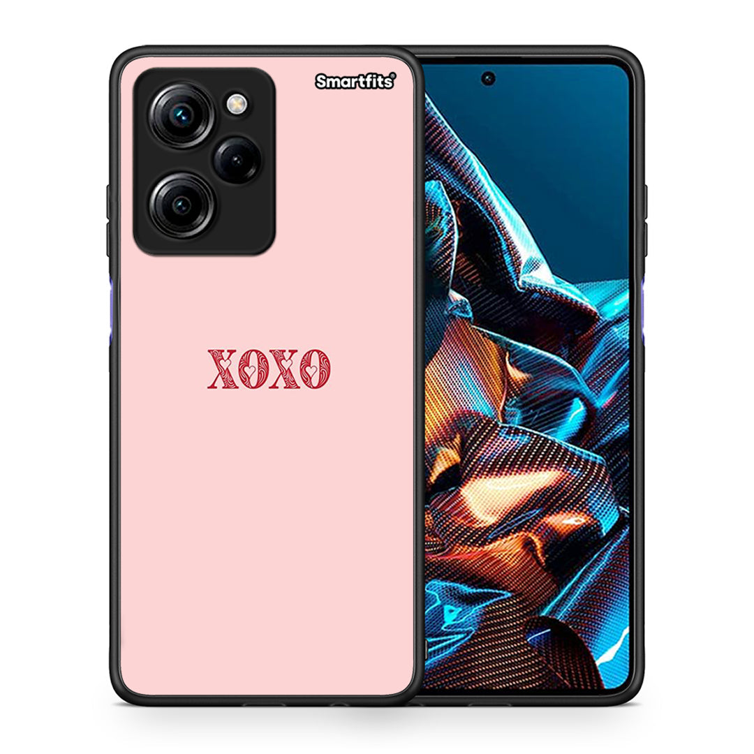 Θήκη Xiaomi Poco X5 Pro 5G Dual XOXO Love από τη Smartfits με σχέδιο στο πίσω μέρος και μαύρο περίβλημα | Xiaomi Poco X5 Pro 5G Dual XOXO Love Case with Colorful Back and Black Bezels